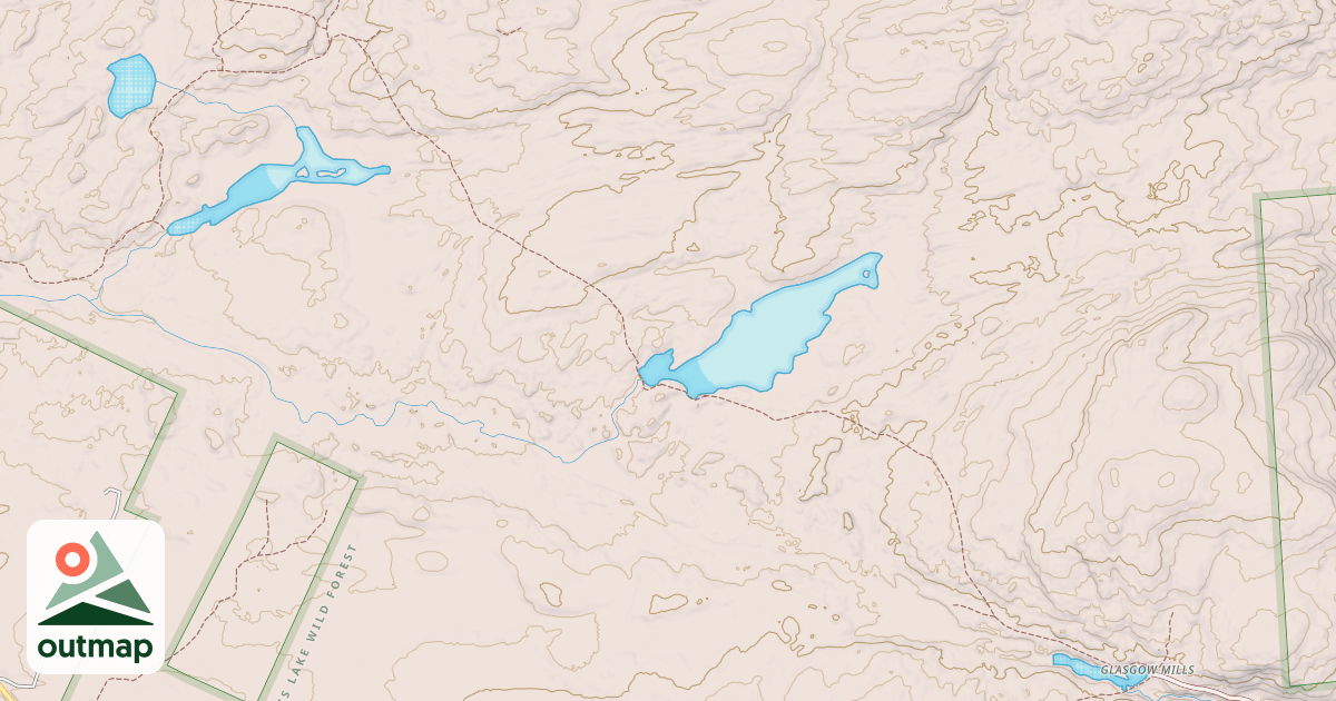 Map of Glasgow Trail