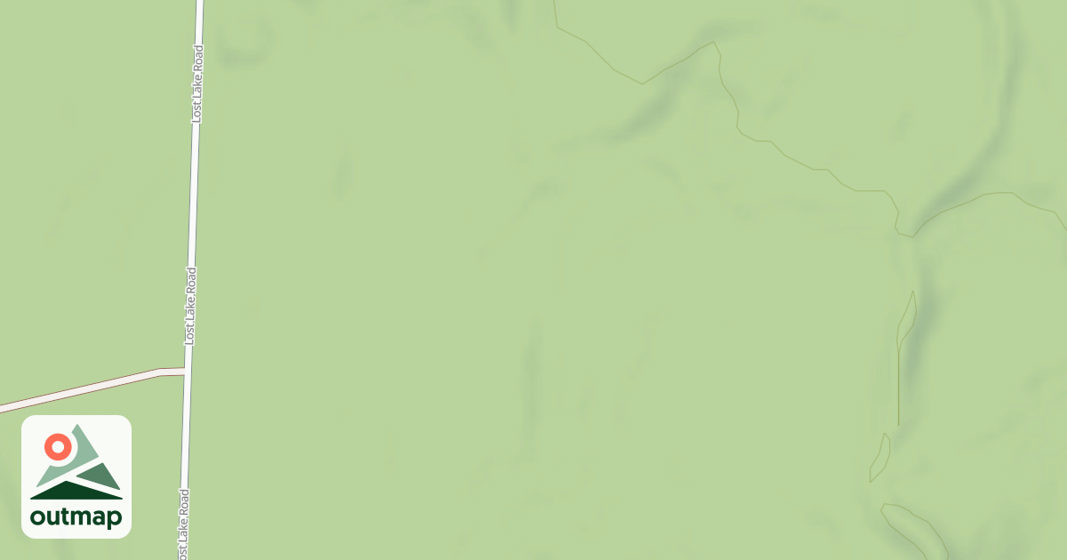 Map of USFS Motor Vehicle Use Map Trails 19607
