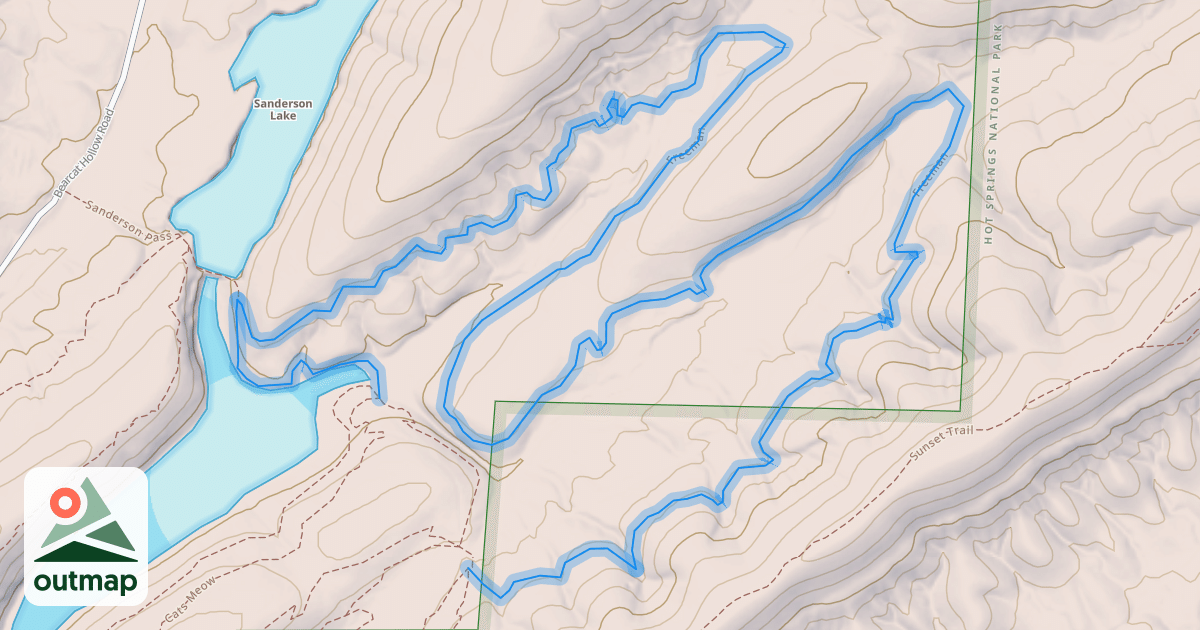 Map of Freeman