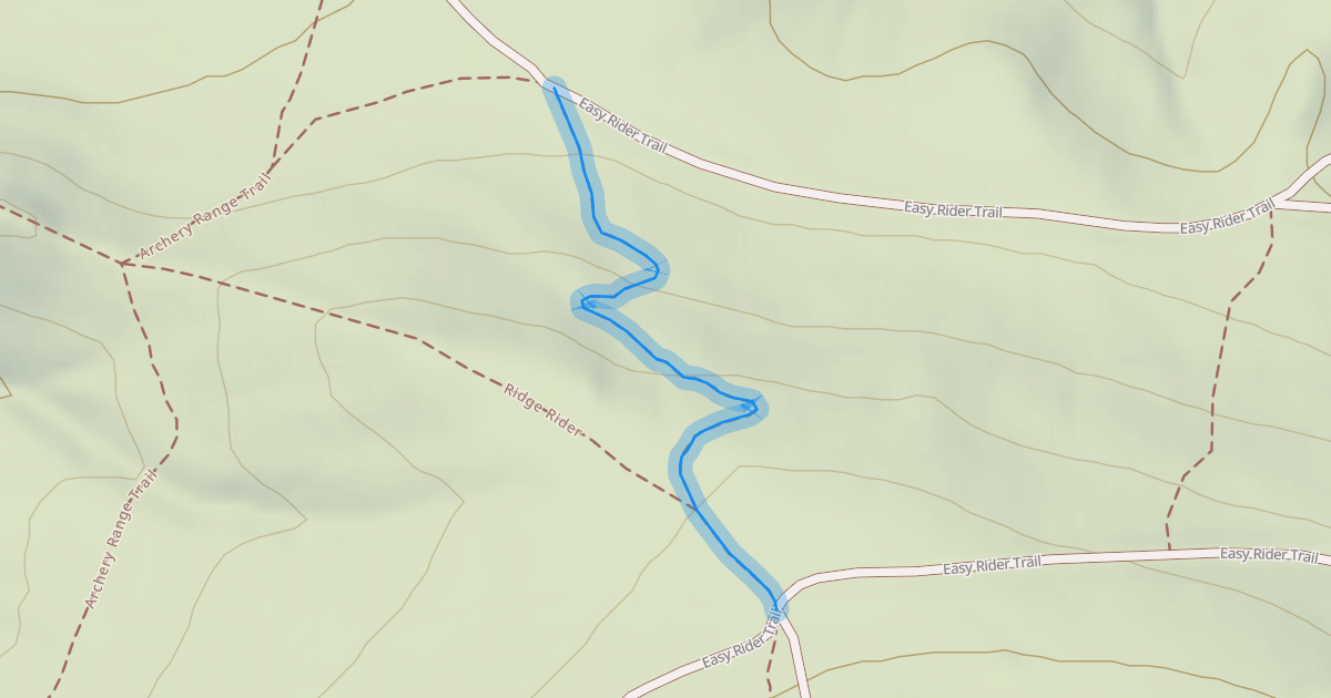 Map preview of Pail Rider Trail