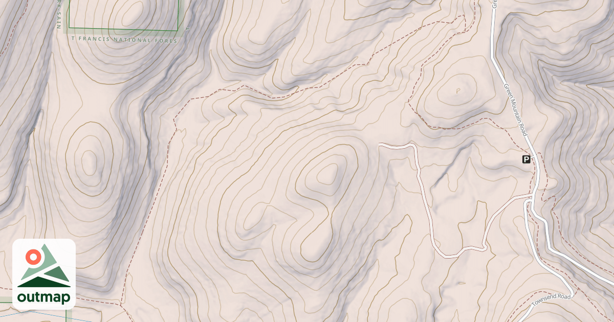 Map of SLICK ROCK HOLLOW