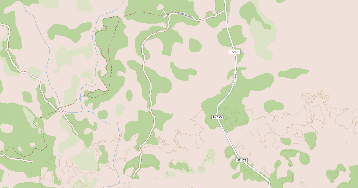 Map preview of USFS National Forest System Roads {1FD4D8F0-2240-4351-979E-F380BE408C18}