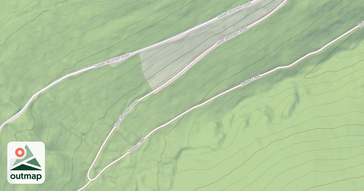 Map of SILVER MOUNTAIN