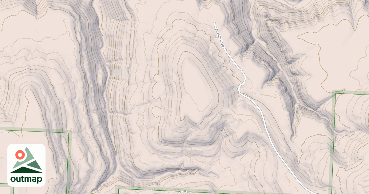 Map of USFS National Forest System Roads {17A66408-668E-4CA6-8FAA-58AD1BB4B887}
