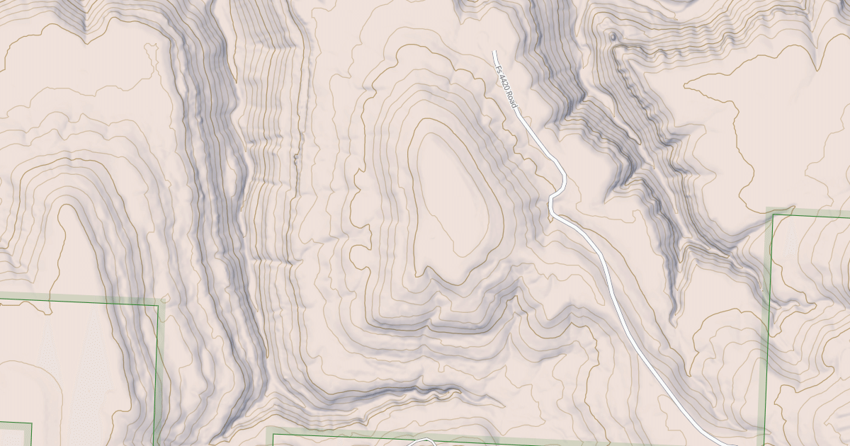 Map preview of USFS National Forest System Roads {17A66408-668E-4CA6-8FAA-58AD1BB4B887}