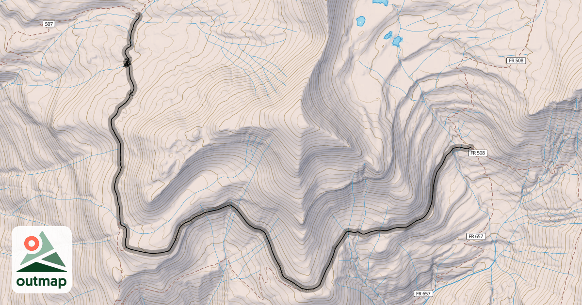 Map of White Creek Trail