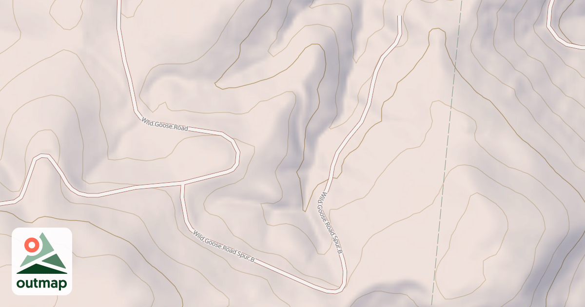 Map of WILD GOOSE SPUR B