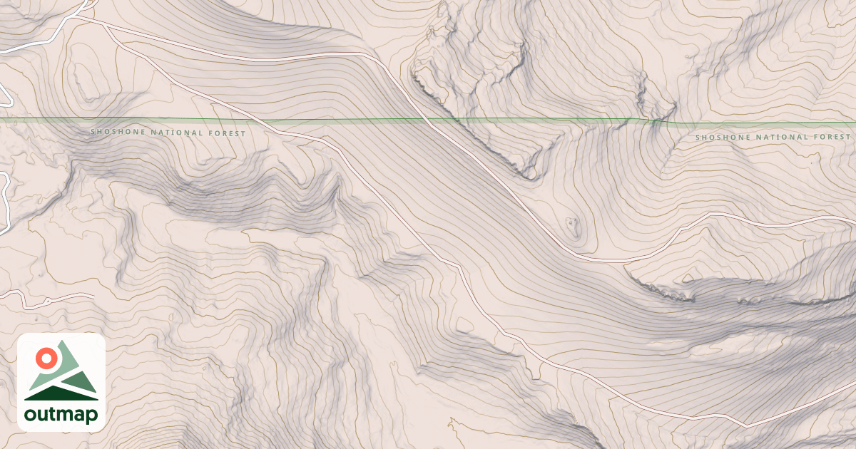 Map of LOWER GOVT SLOPE