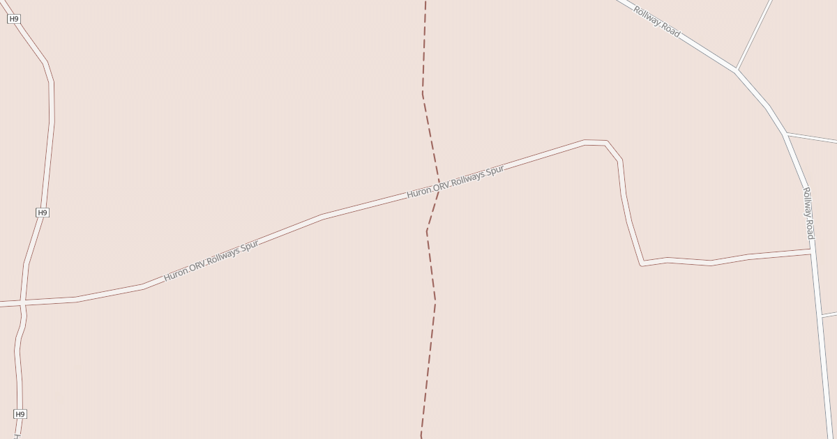 Map preview of Huron Orv, Rollways Spur