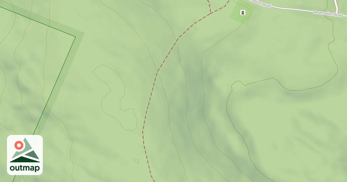 Map of North Mtn cross-over