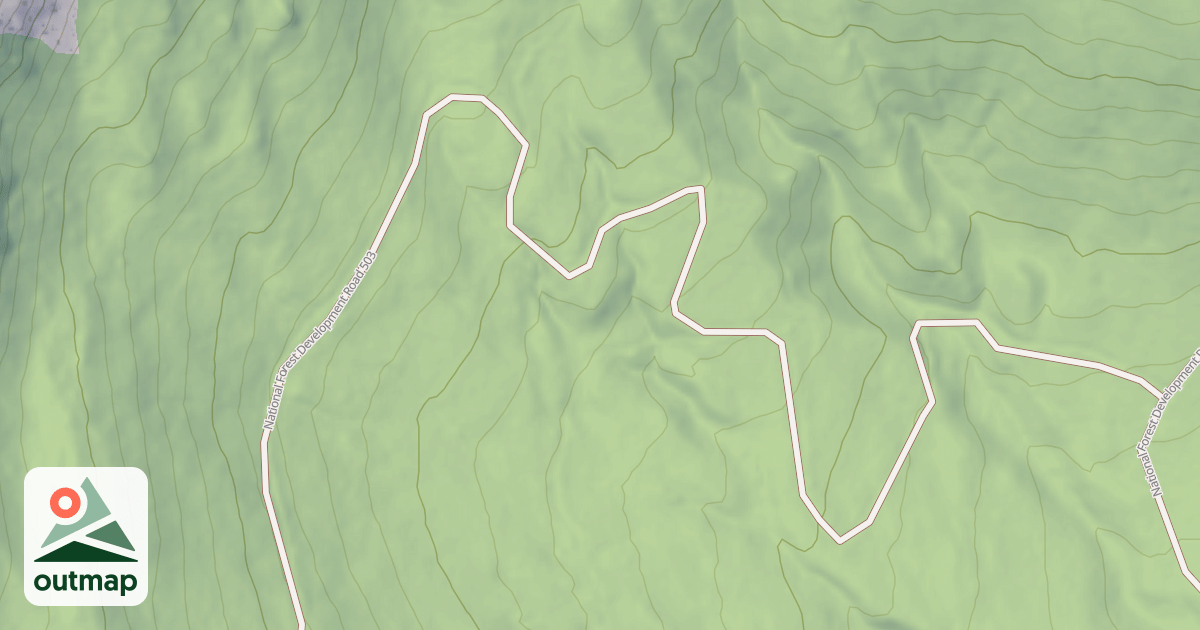 Map of USFS Motor Vehicle Use Map Roads {22C620A9-5908-4DCF-ACCB-3BDCBEDD7A16}