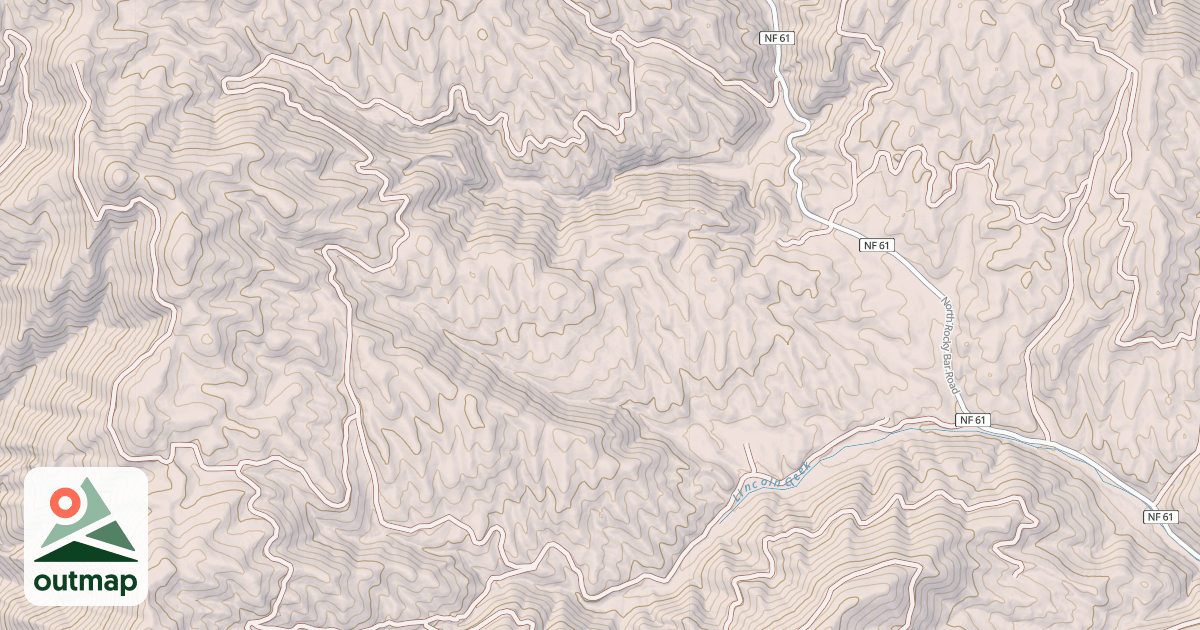 Map of LINCOLN CREEK LOOP