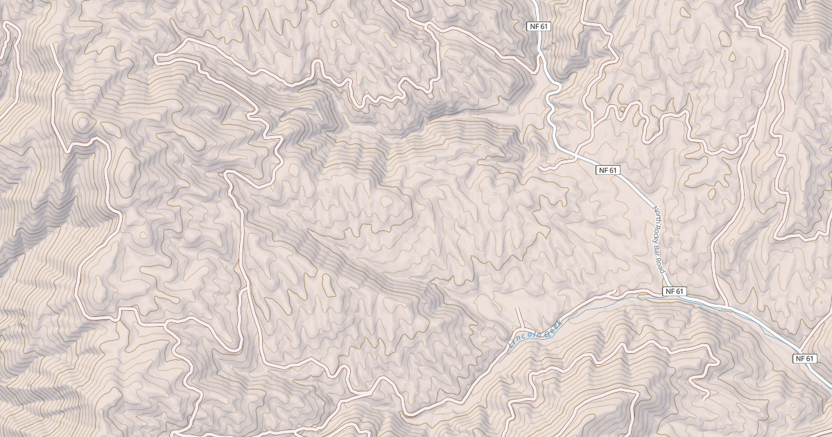 Map preview of LINCOLN CREEK LOOP