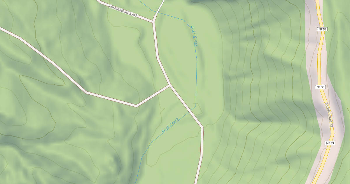 Map preview of ROCK CREEK