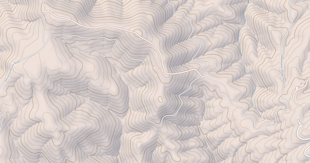 Map preview of FELICIANA MTN ROAD