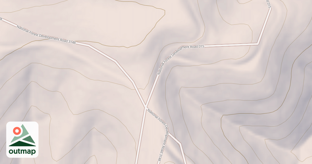 Map of USFS Motor Vehicle Use Map Trails 16907