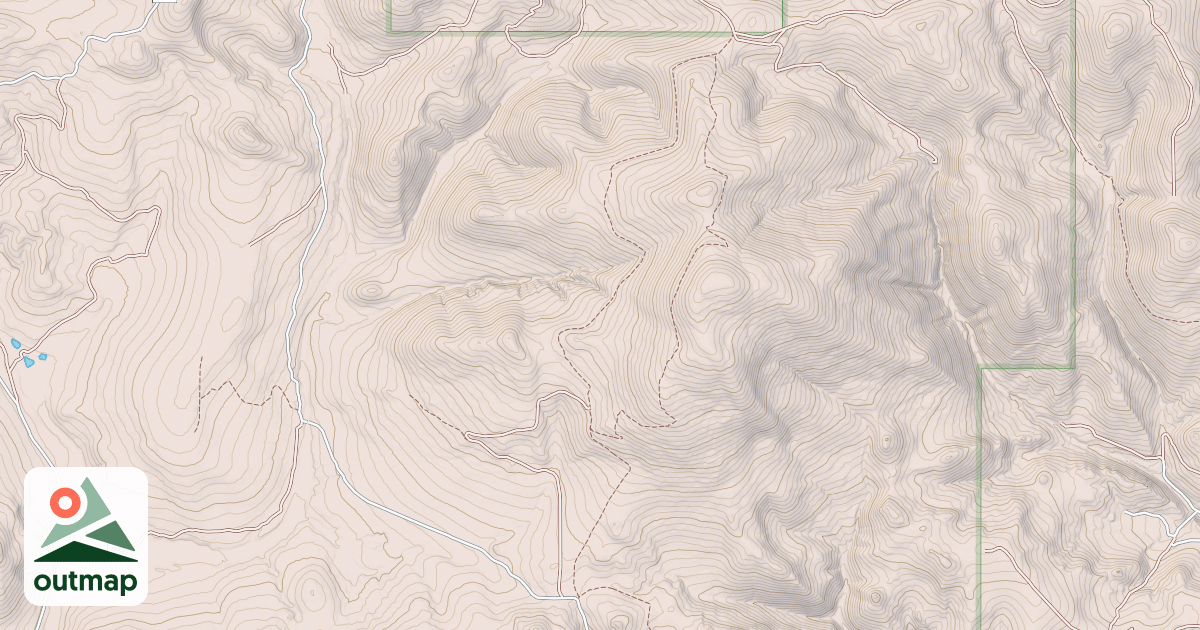 Map of GREENHORN MOUNTAIN