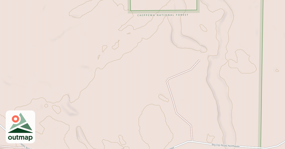 Map of PRESTON SPUR 3445