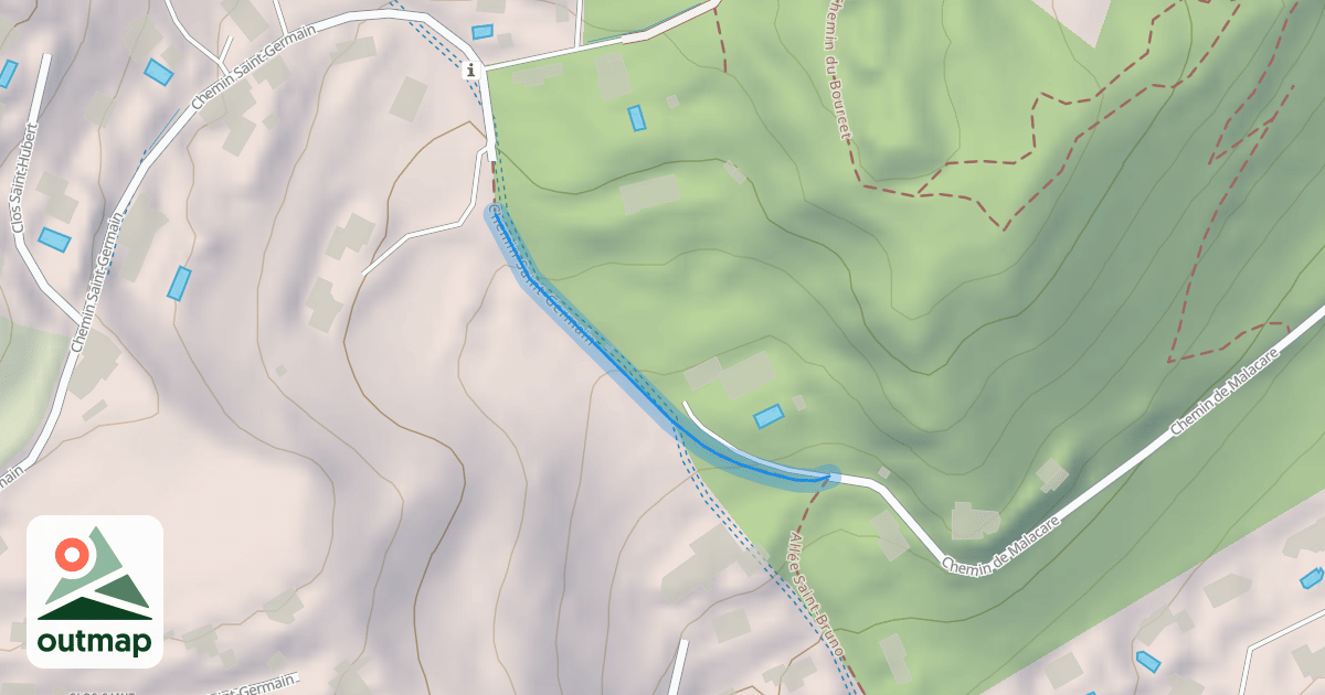Map of Chemin Saint-Germain