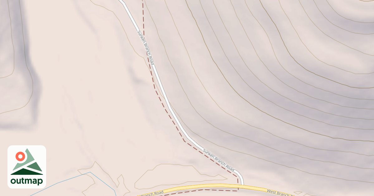 Map of Susquehannock State Forest Snowmobile Trails