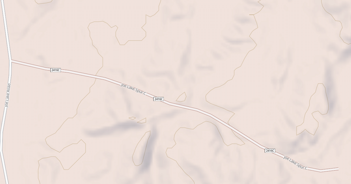 Map preview of JOE LAKE SPUR C