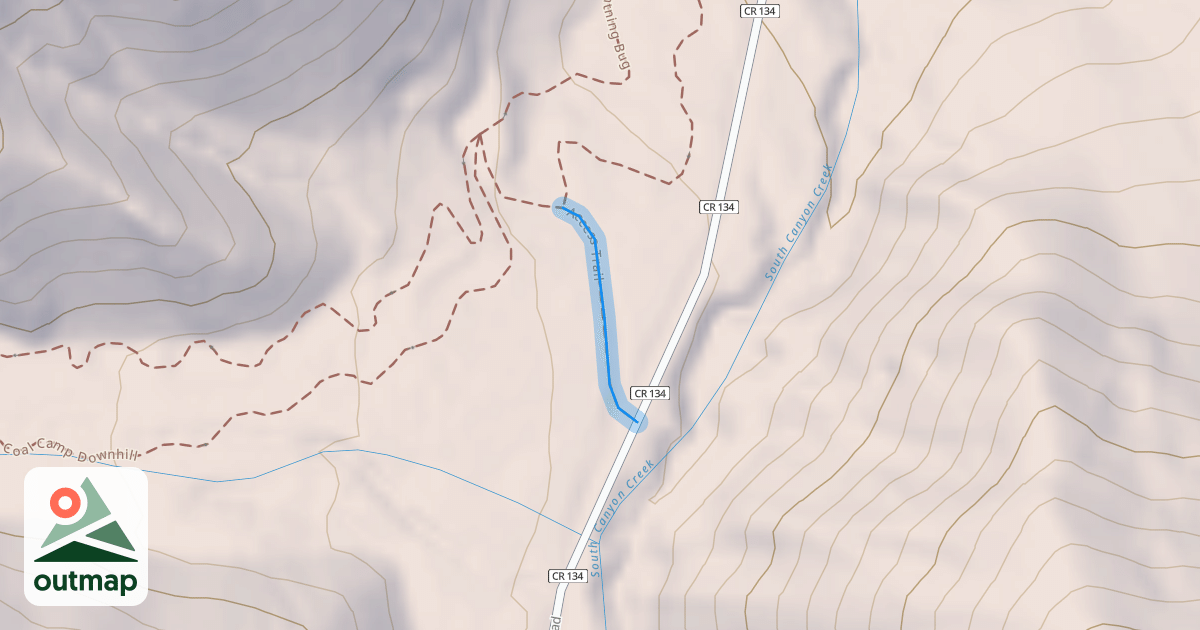 Map of Access Trail