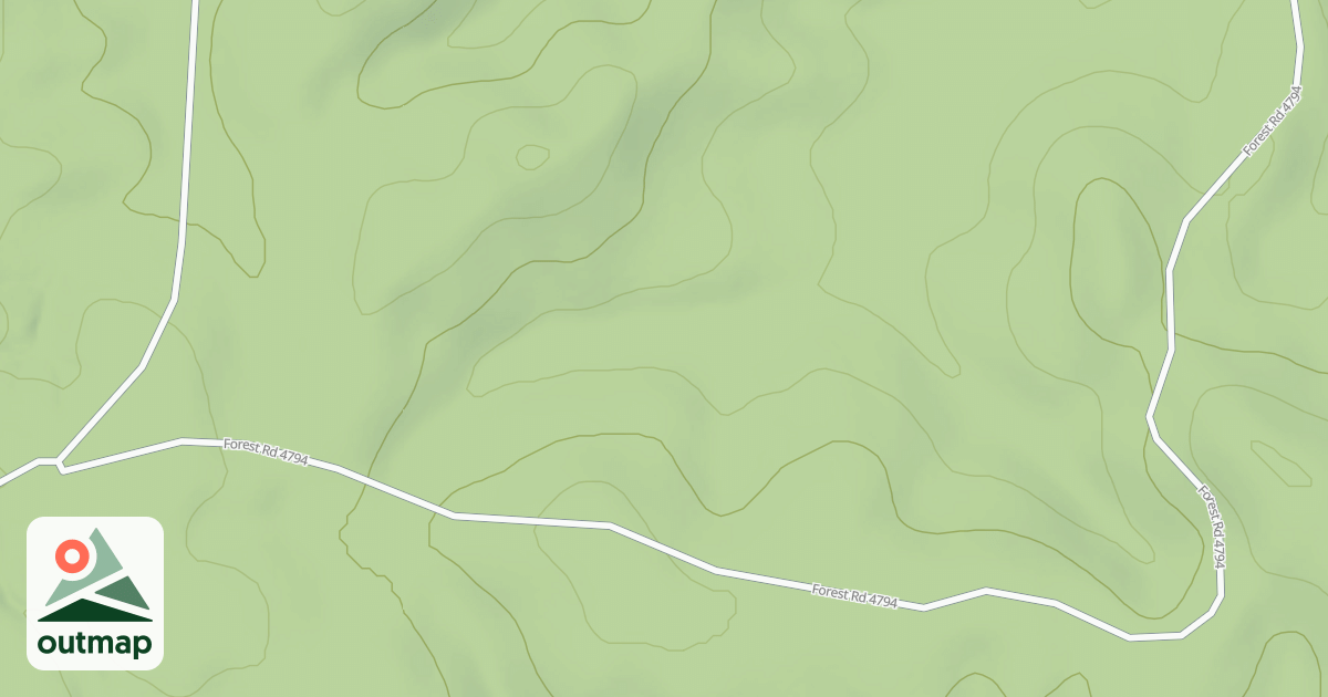 Map of CROOKED RIDGE
