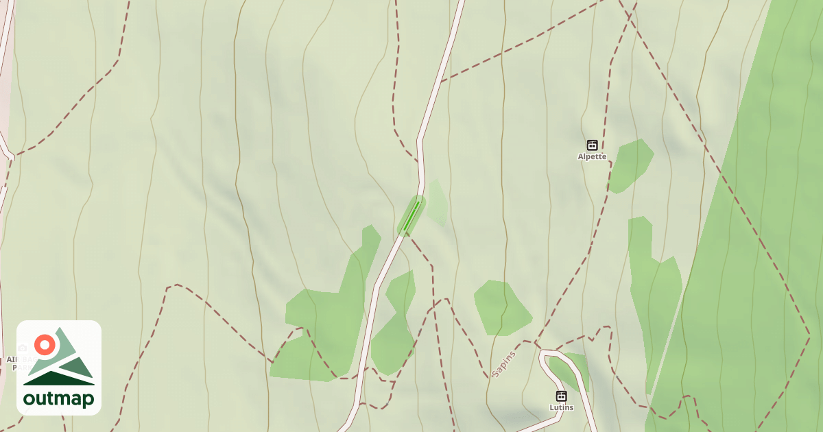 Map of Clot des Fonds