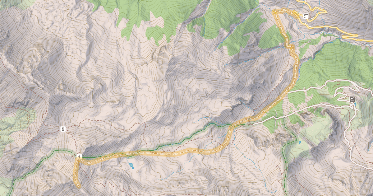 Map preview of Crête de Rougne — Bousiéyas