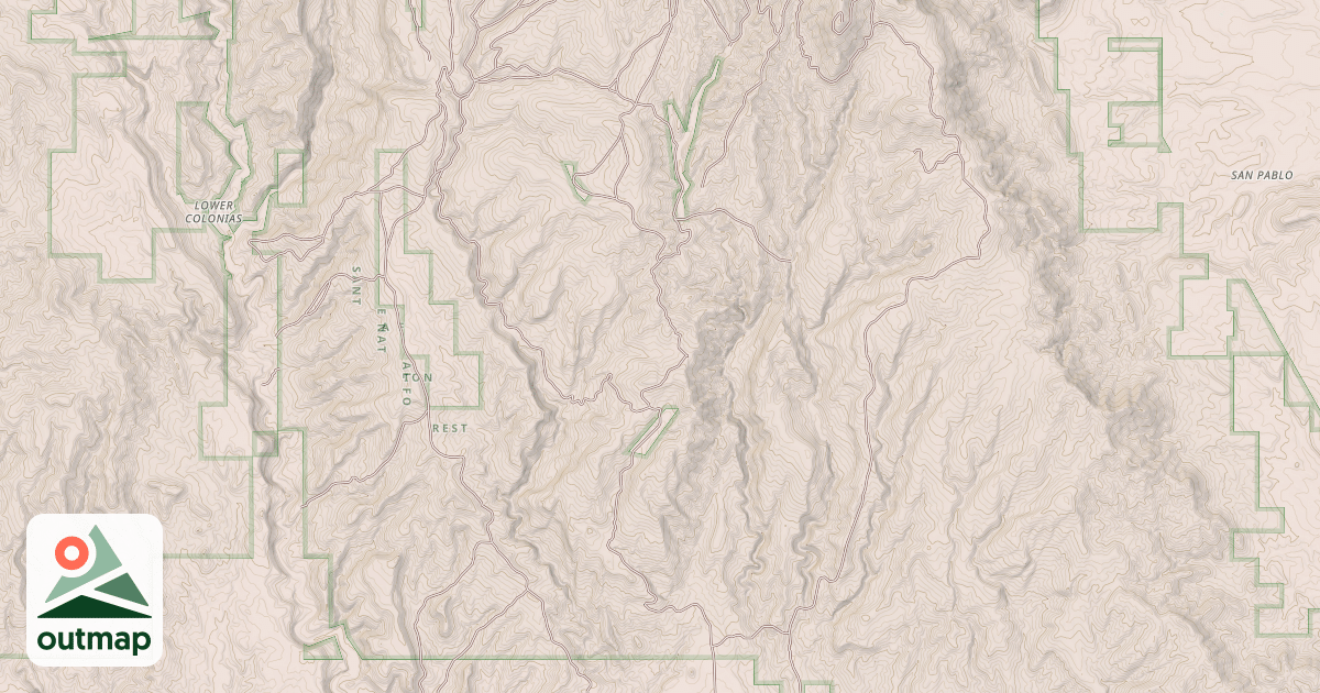 Map of SAN JOSE QUAD