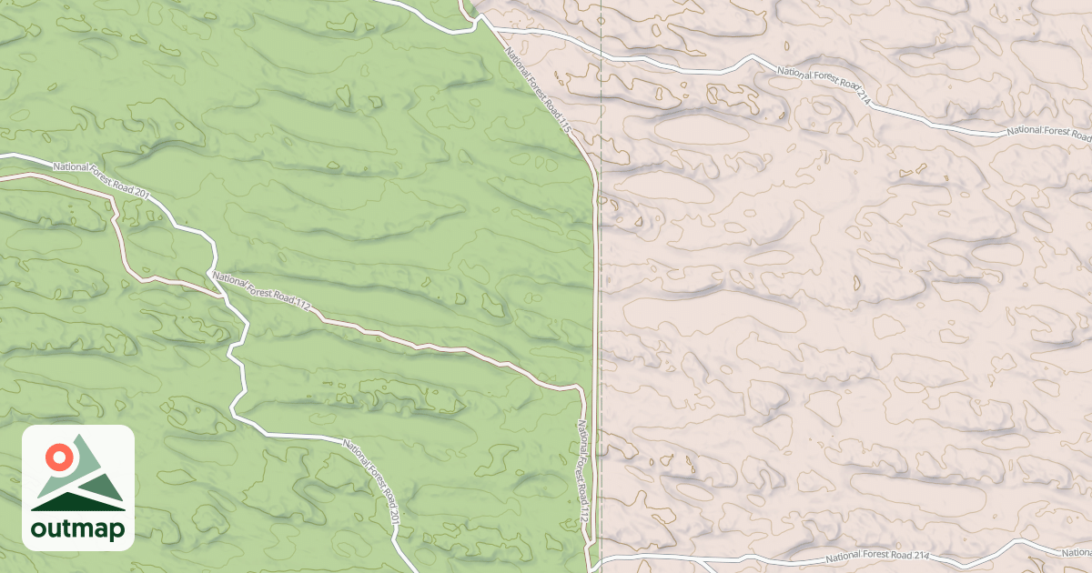 Map of Fenceline Trail