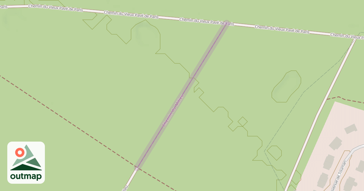 Map of Chemin du Milieu