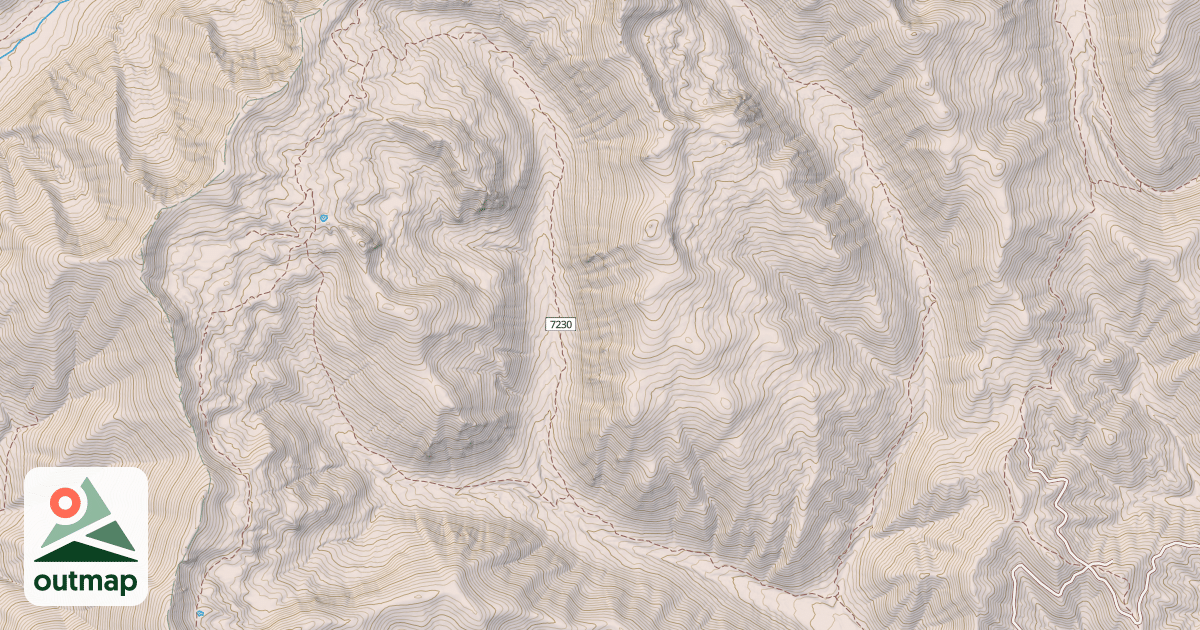 Map of NARROW CANYON