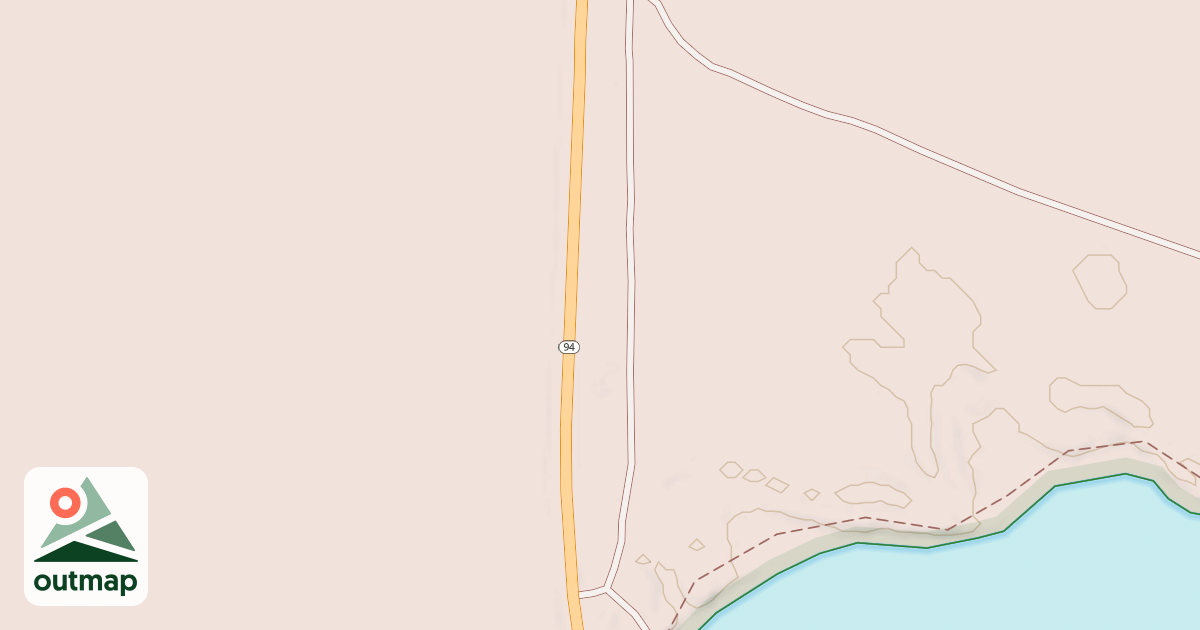 Map of COLWELL LAKE NORTH SPUR A