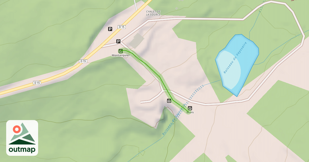 Map of Le Montarquié