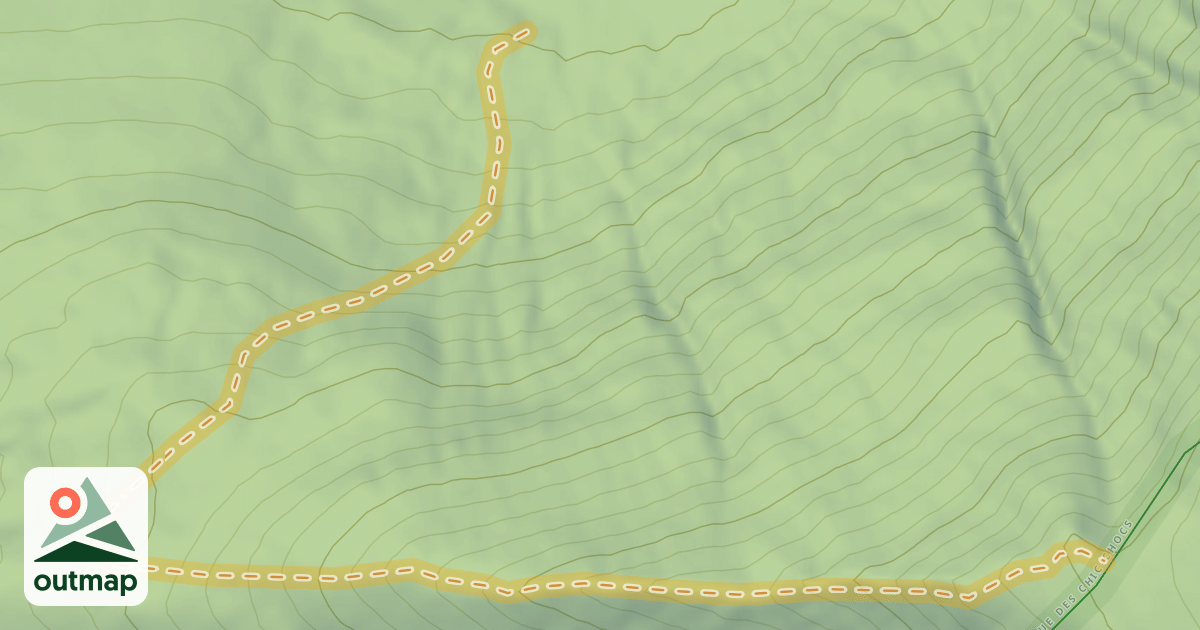 Map of L'arête sud du mont de la Table