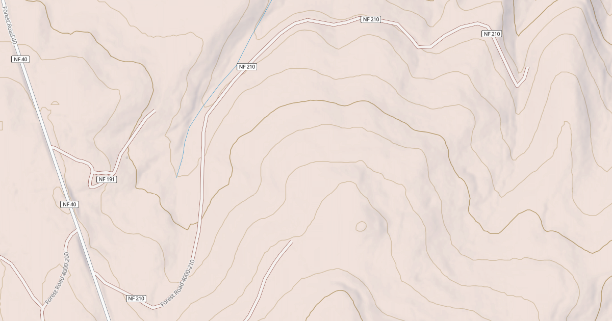 Map preview of USFS Motor Vehicle Use Map Roads {402610B9-838D-4F3A-B249-522EE031A7B7}