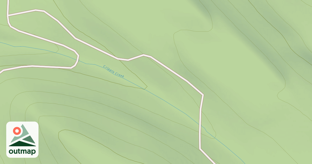 Map of DICKEY RIDGE A