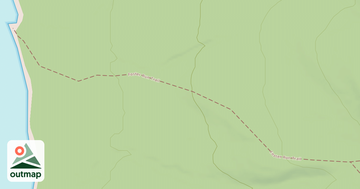 Map of Prince Gallitzin State Park Trails