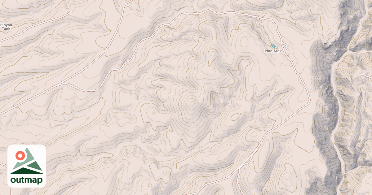 Map of PINE FORK