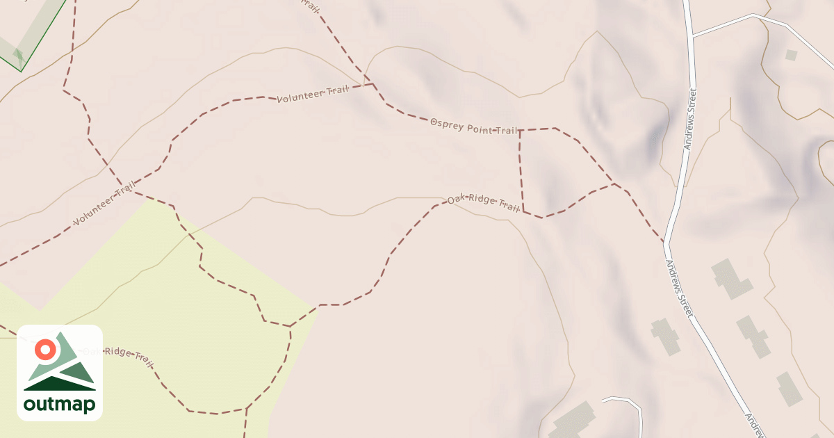 Map of Oak Ridge Trail