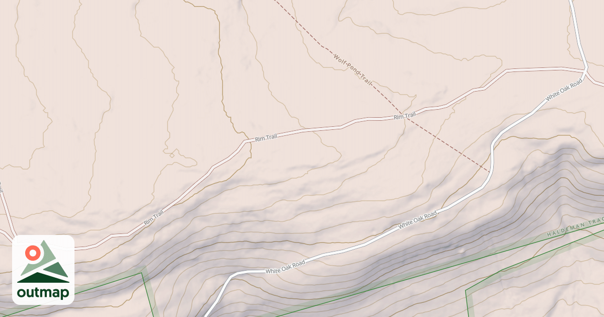 Map of Haldeman & Greenland Tracts - Snowmobile Trails