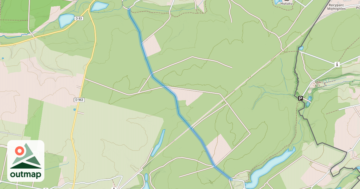 Map of Chemin des Mineurs