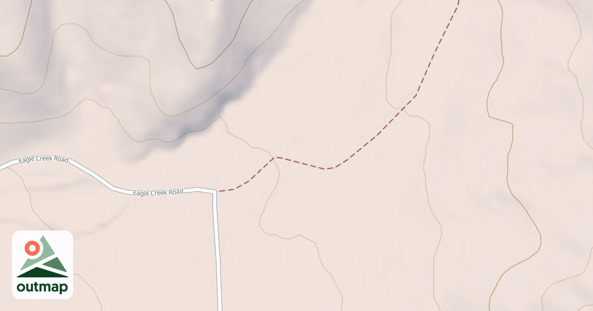 Map of North Fork Eagle Creek