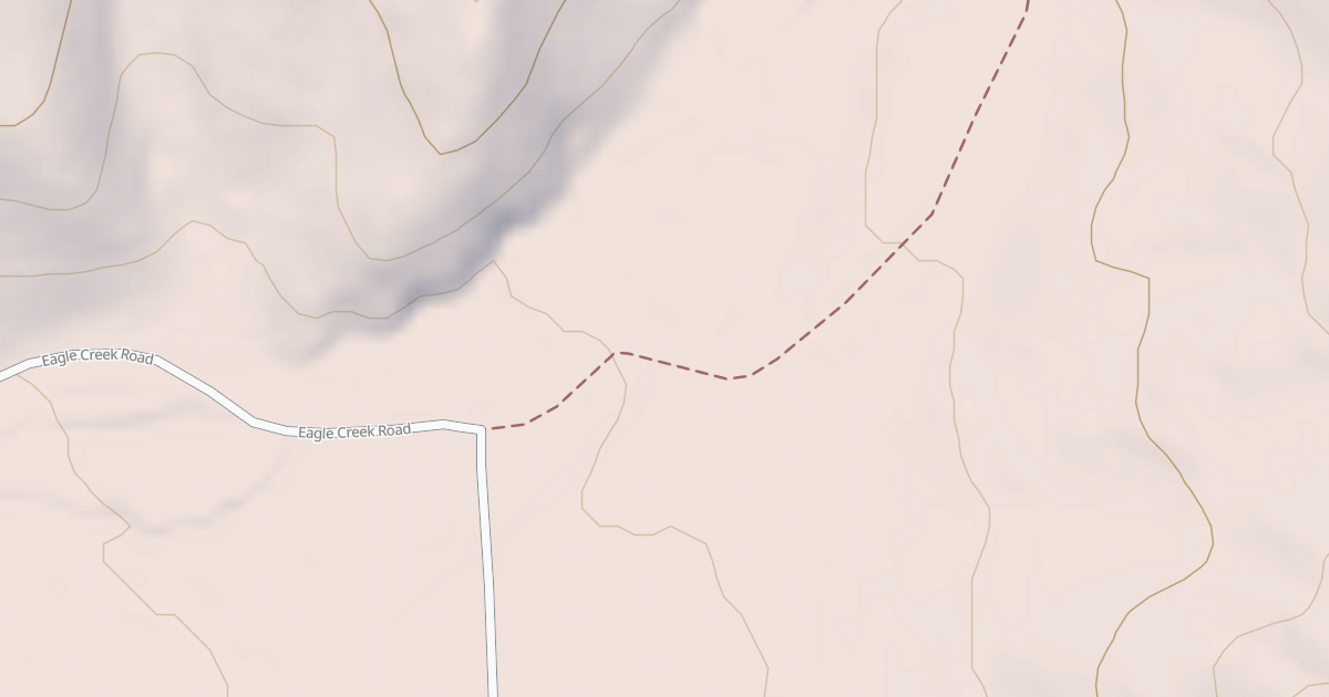 Map preview of North Fork Eagle Creek