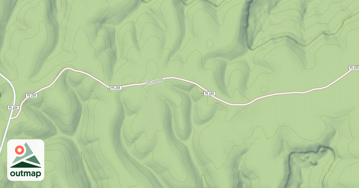 Map of DRY HOLLOW