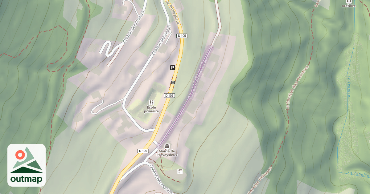 Map of Chemin de Chouretière