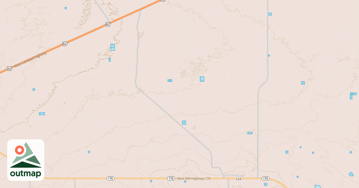 Map of BLM National GTLF Public Motorized Roads a569f42a-511b-428d-aeb6-91b7504c6a8f in Lea