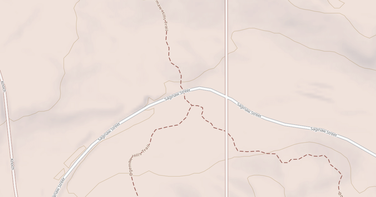 Map preview of Ogemaw Hills Trail