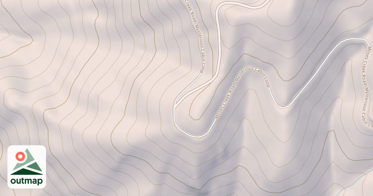 Map of OLD BALD RIDGE